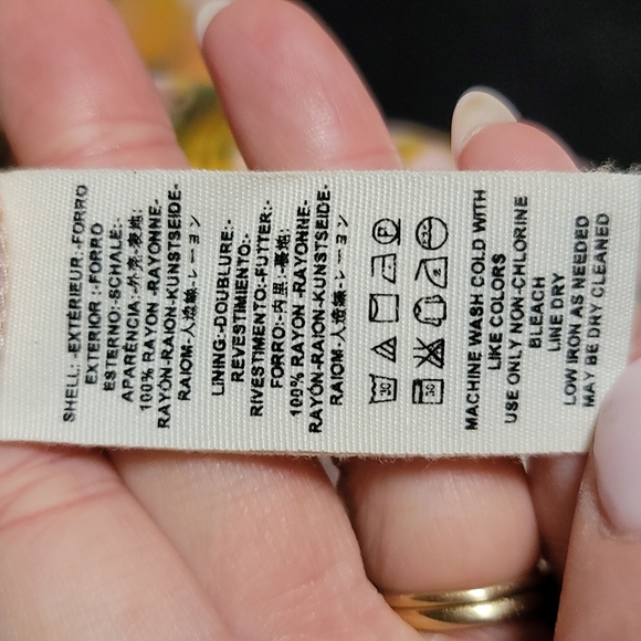 Free People Tegan Pink Floral Long Sleeve Dress Size 10 - Picture 6 of 6